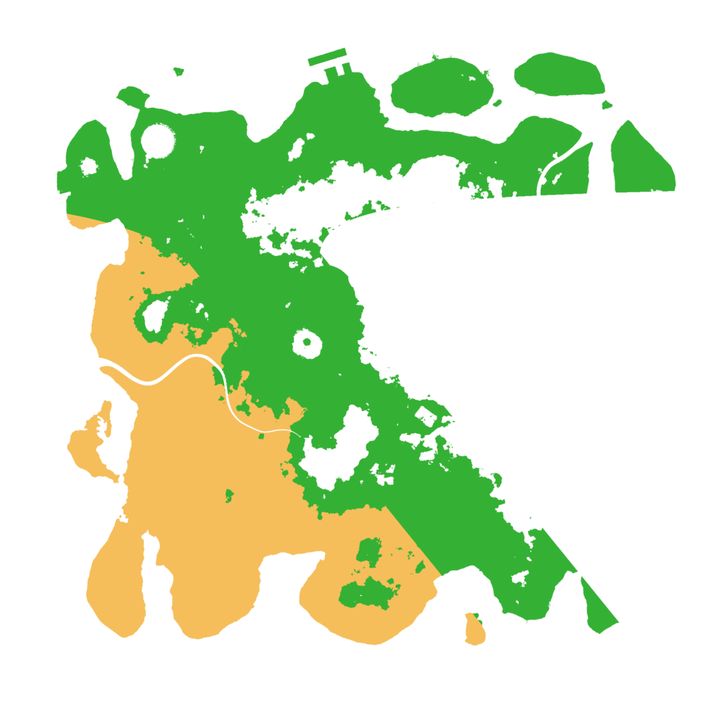 Biome Rust Map: Procedural Map, Size: 3750, Seed: 2053307922
