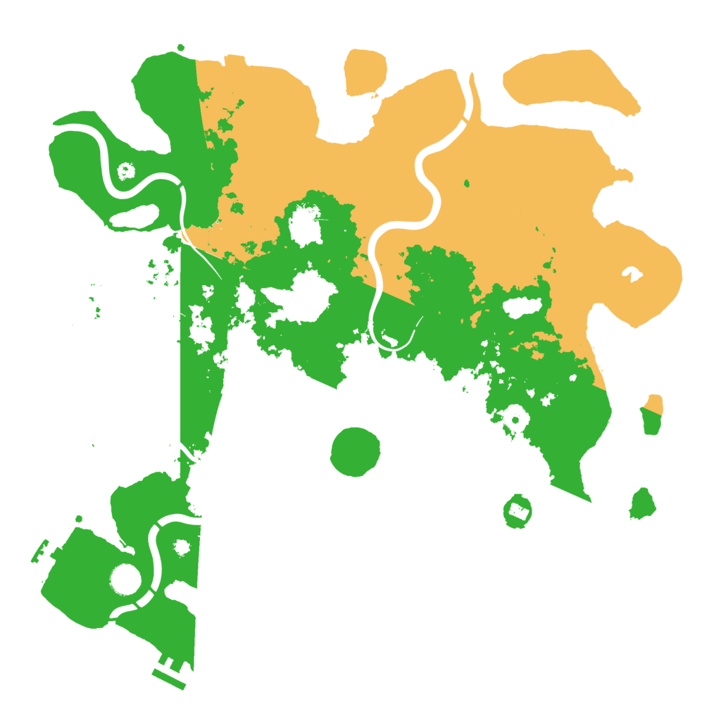 Biome Rust Map: Procedural Map, Size: 4100, Seed: 793496674