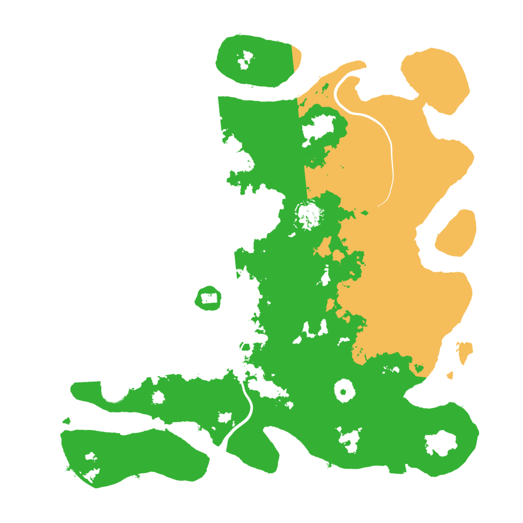 Biome Rust Map: Procedural Map, Size: 3600, Seed: 546669800