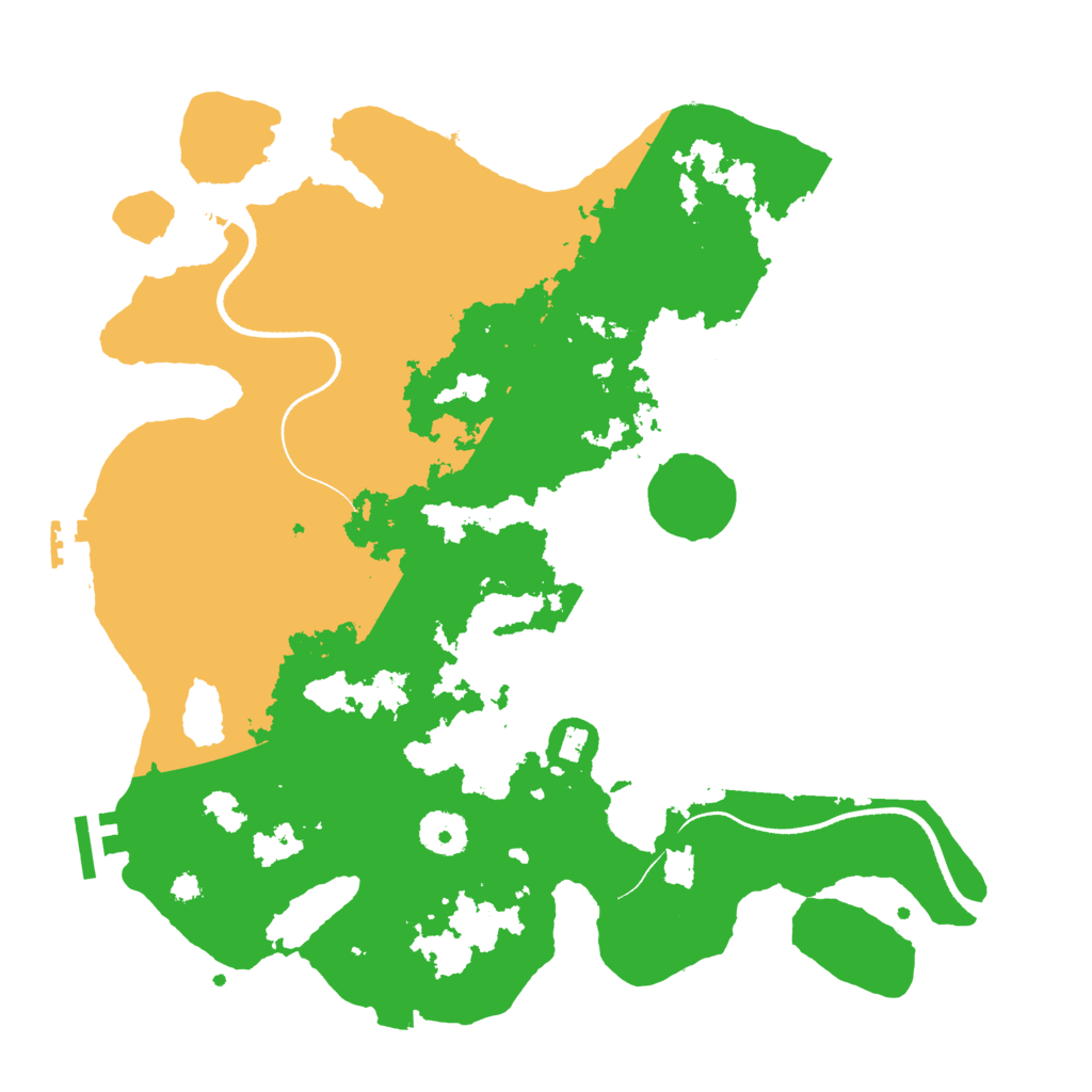 Biome Rust Map: Procedural Map, Size: 3500, Seed: 647502720