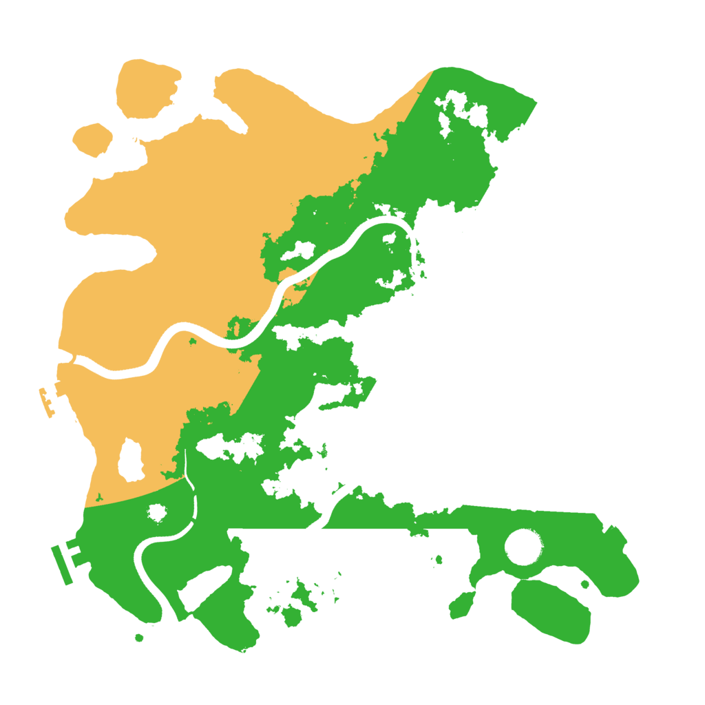 Biome Rust Map: Procedural Map, Size: 3500, Seed: 647502720