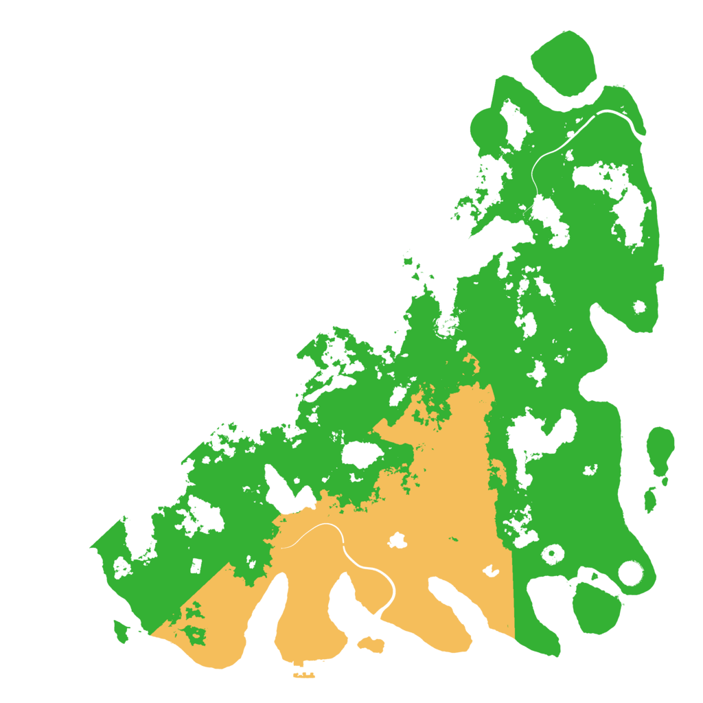 Biome Rust Map: Procedural Map, Size: 5000, Seed: 527390941