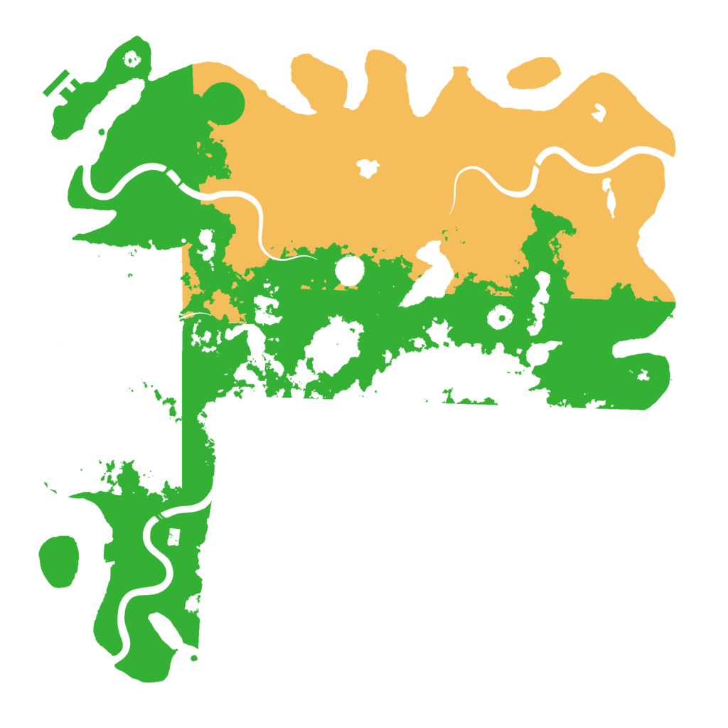 Biome Rust Map: Procedural Map, Size: 4500, Seed: 653712945