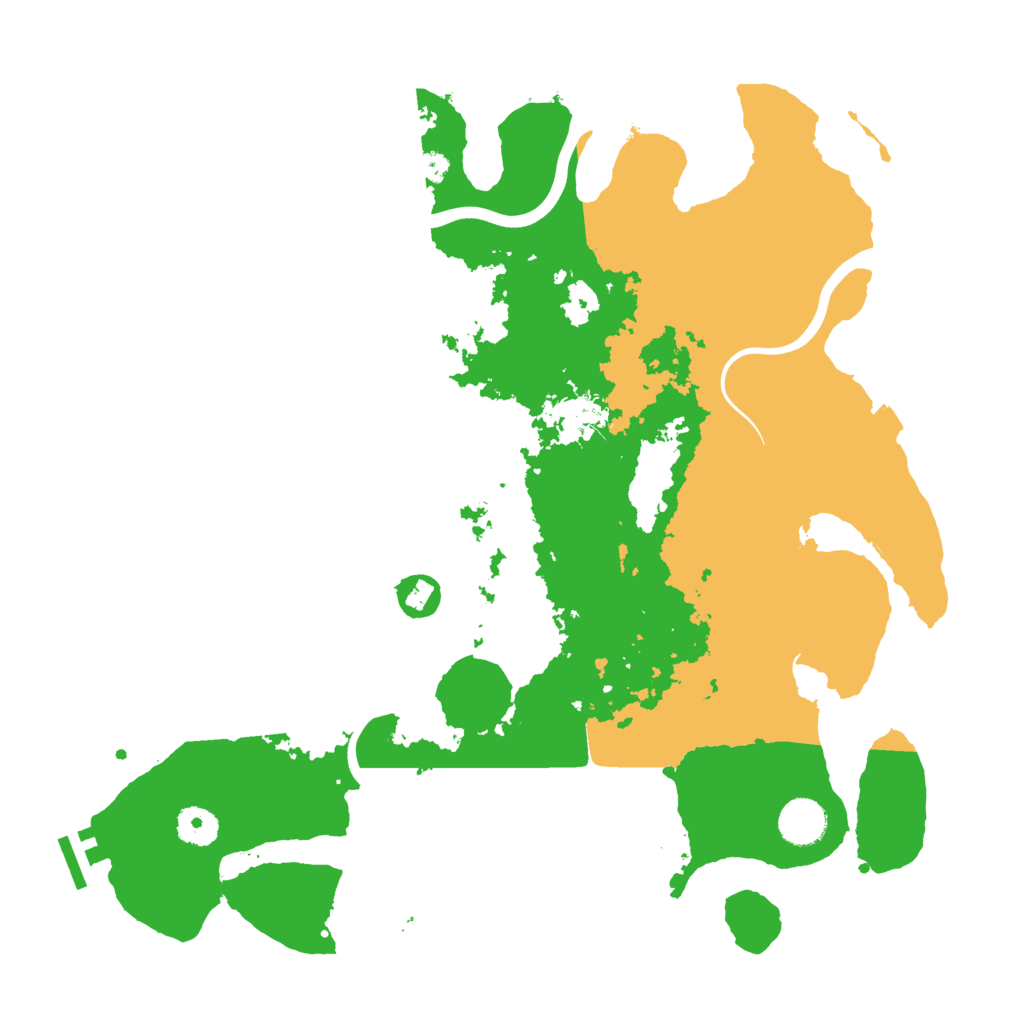 Biome Rust Map: Procedural Map, Size: 3800, Seed: 608465401
