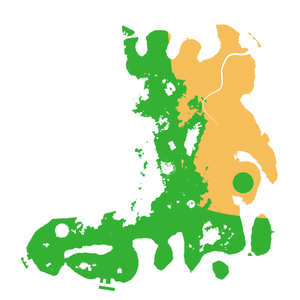 Biome Rust Map: Procedural Map, Size: 3800, Seed: 608465401