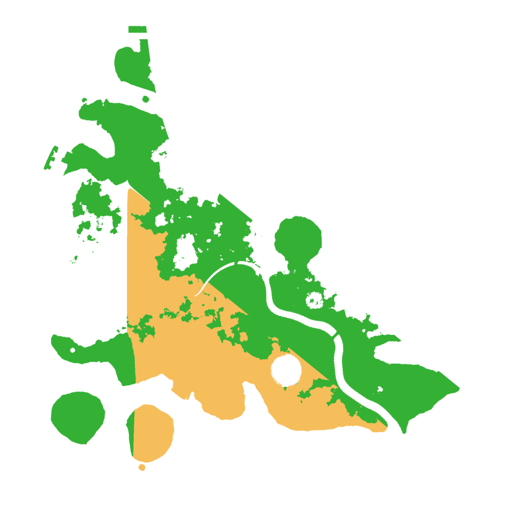 Biome Rust Map: Procedural Map, Size: 3000, Seed: 4567356