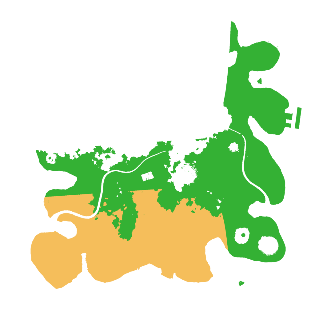 Biome Rust Map: Procedural Map, Size: 3000, Seed: 1642406955