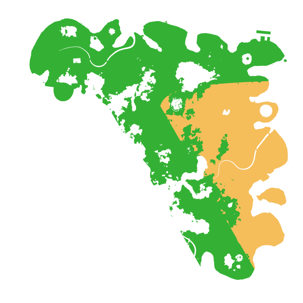 Biome Rust Map: Procedural Map, Size: 4300, Seed: 619338
