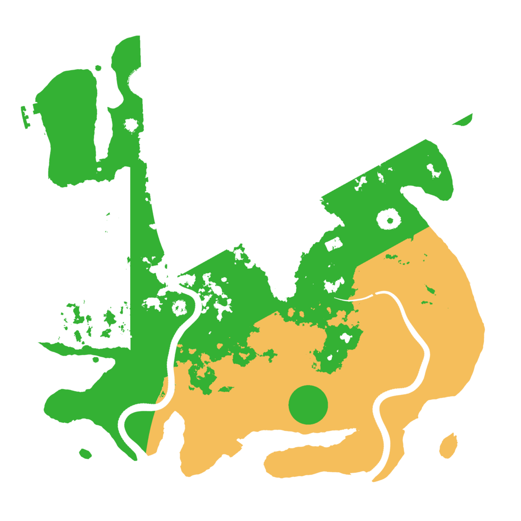Biome Rust Map: Procedural Map, Size: 3500, Seed: 1954362085