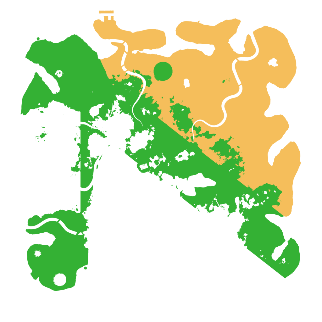Biome Rust Map: Procedural Map, Size: 4500, Seed: 473803591