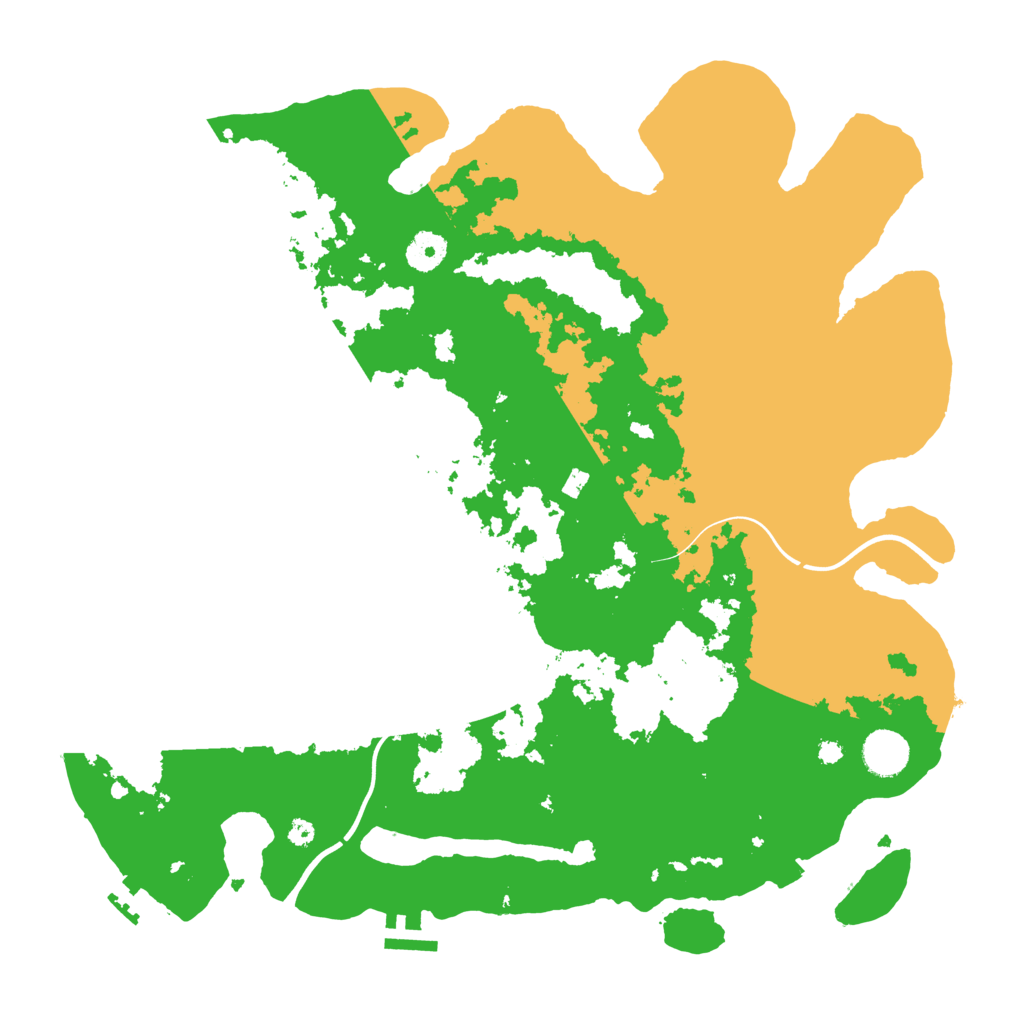 Biome Rust Map: Procedural Map, Size: 3900, Seed: 891932351
