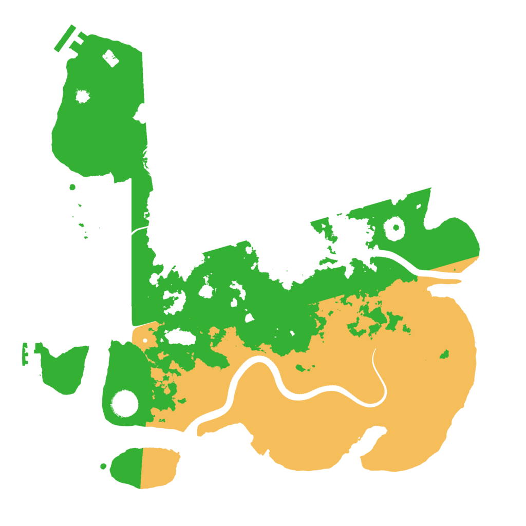 Biome Rust Map: Procedural Map, Size: 3500, Seed: 1277432745