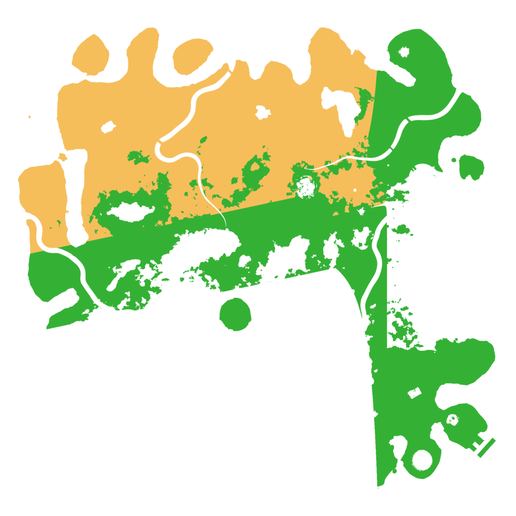 Biome Rust Map: Procedural Map, Size: 4500, Seed: 926337651