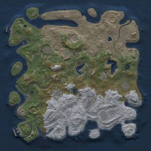 Thumbnail Rust Map: Procedural Map, Size: 4250, Seed: 477079387, 17 Monuments