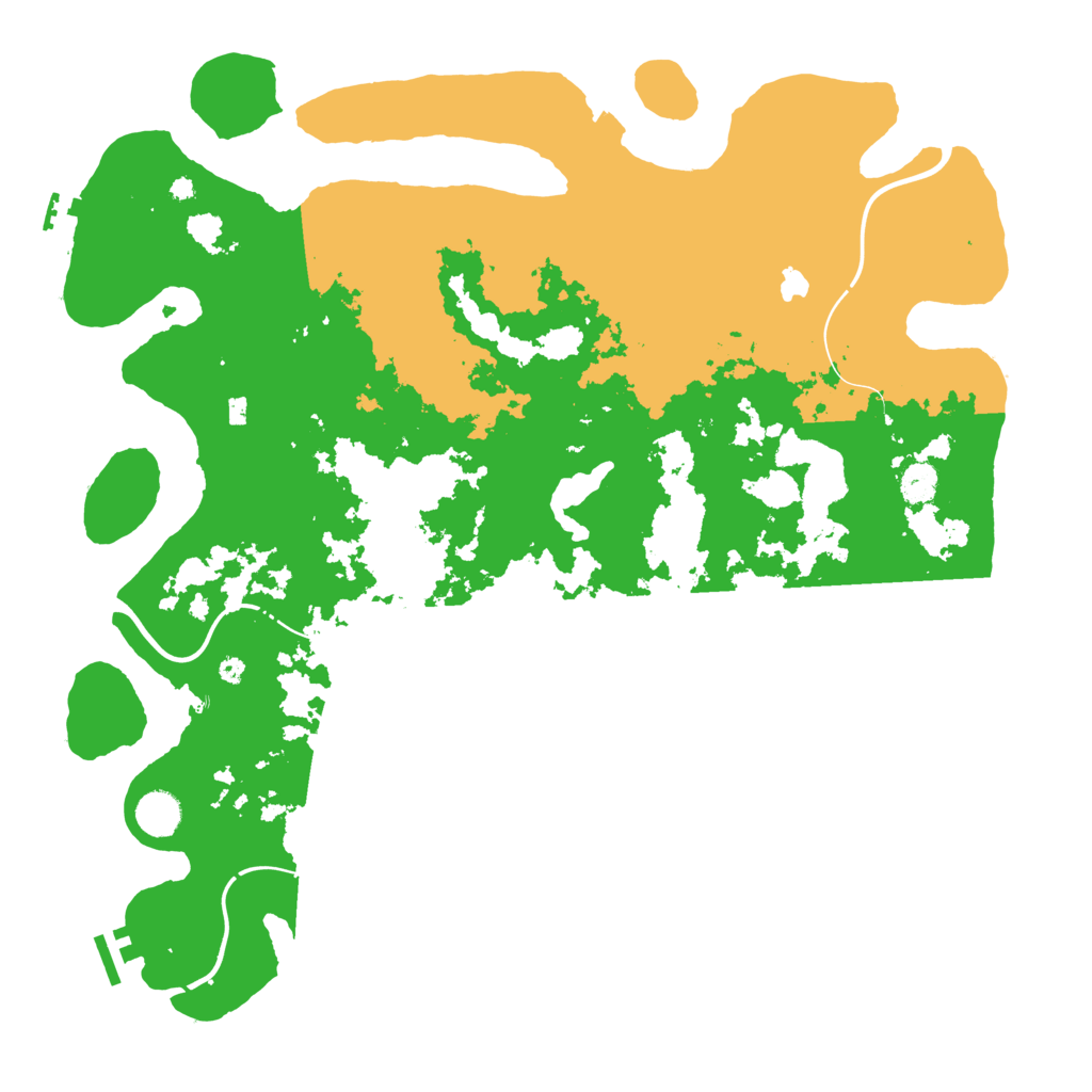 Biome Rust Map: Procedural Map, Size: 4250, Seed: 477079387