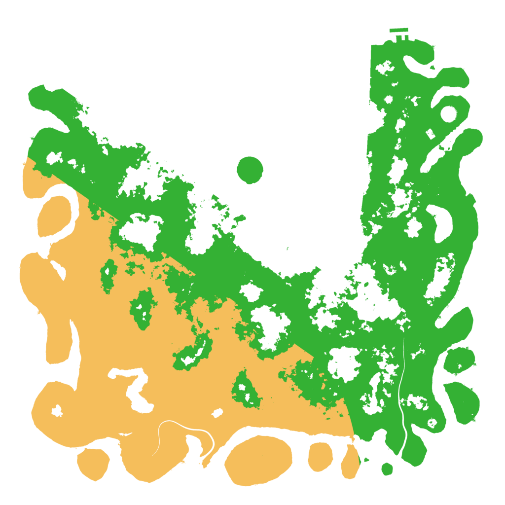 Biome Rust Map: Procedural Map, Size: 5500, Seed: 1859668818