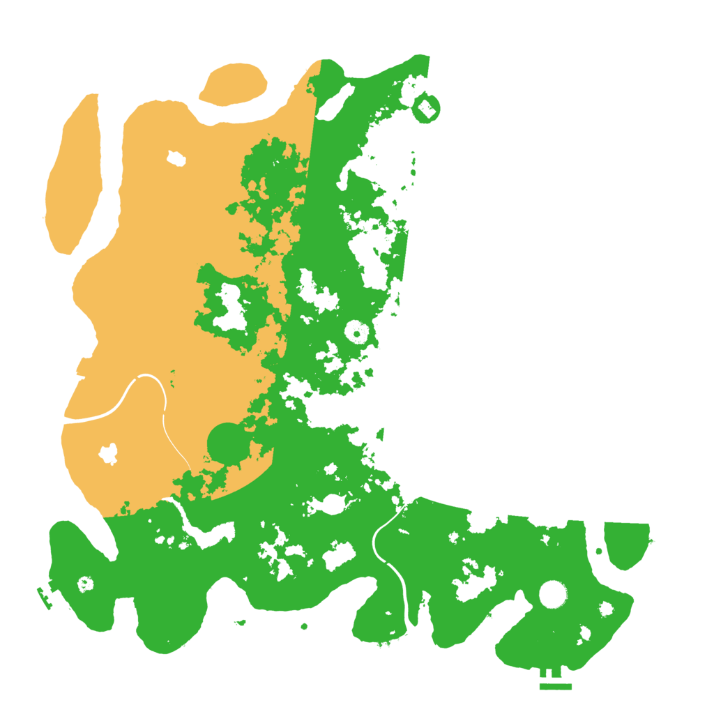 Biome Rust Map: Procedural Map, Size: 4500, Seed: 442841141