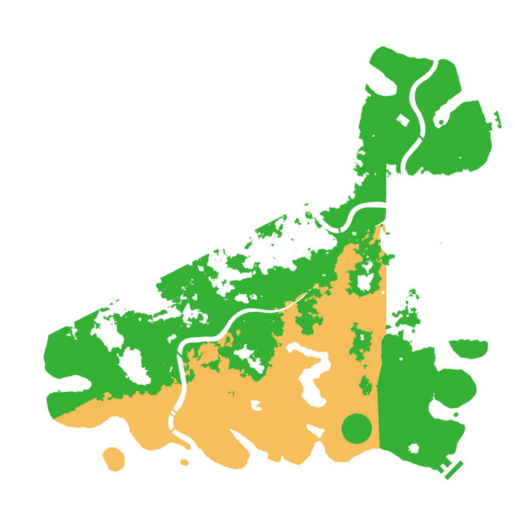 Biome Rust Map: Procedural Map, Size: 4500, Seed: 89758