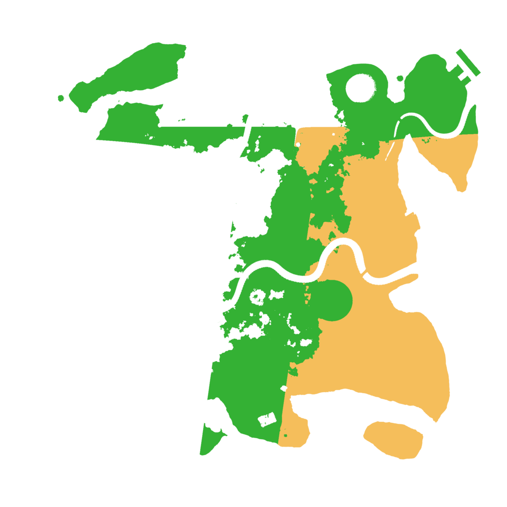 Biome Rust Map: Procedural Map, Size: 3250, Seed: 718383810