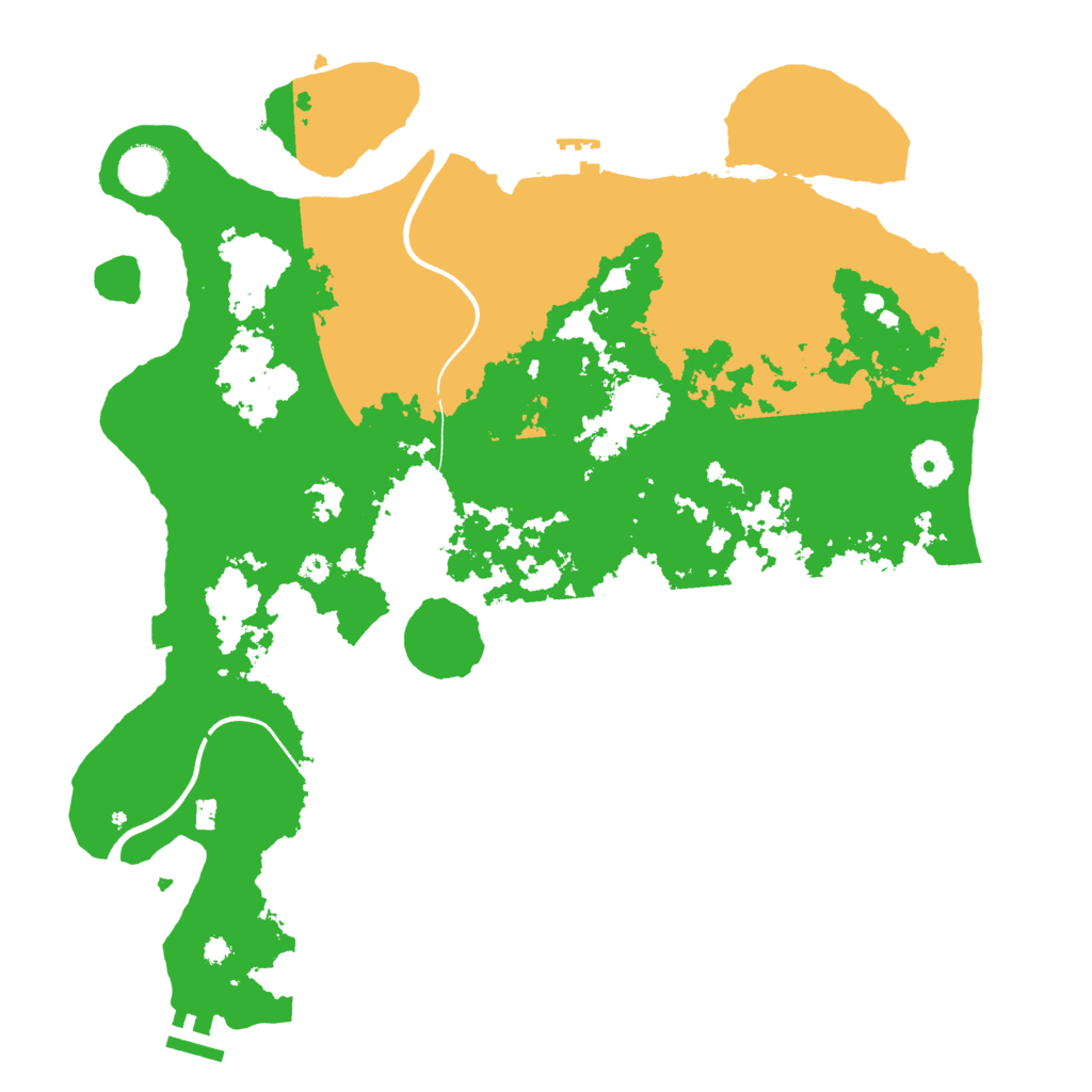 Biome Rust Map: Procedural Map, Size: 3800, Seed: 1415452511