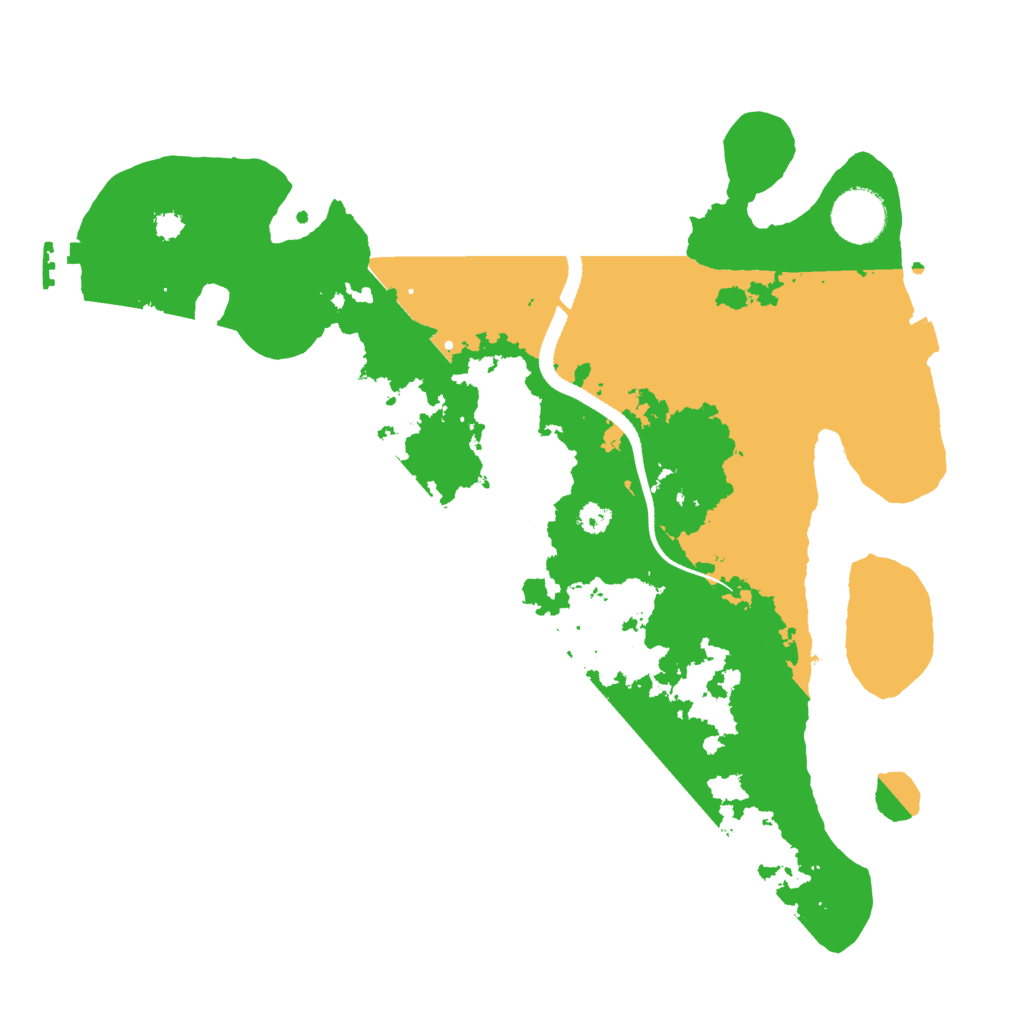 Biome Rust Map: Procedural Map, Size: 3300, Seed: 127968800