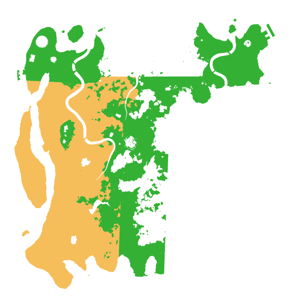 Biome Rust Map: Procedural Map, Size: 4500, Seed: 2117956223