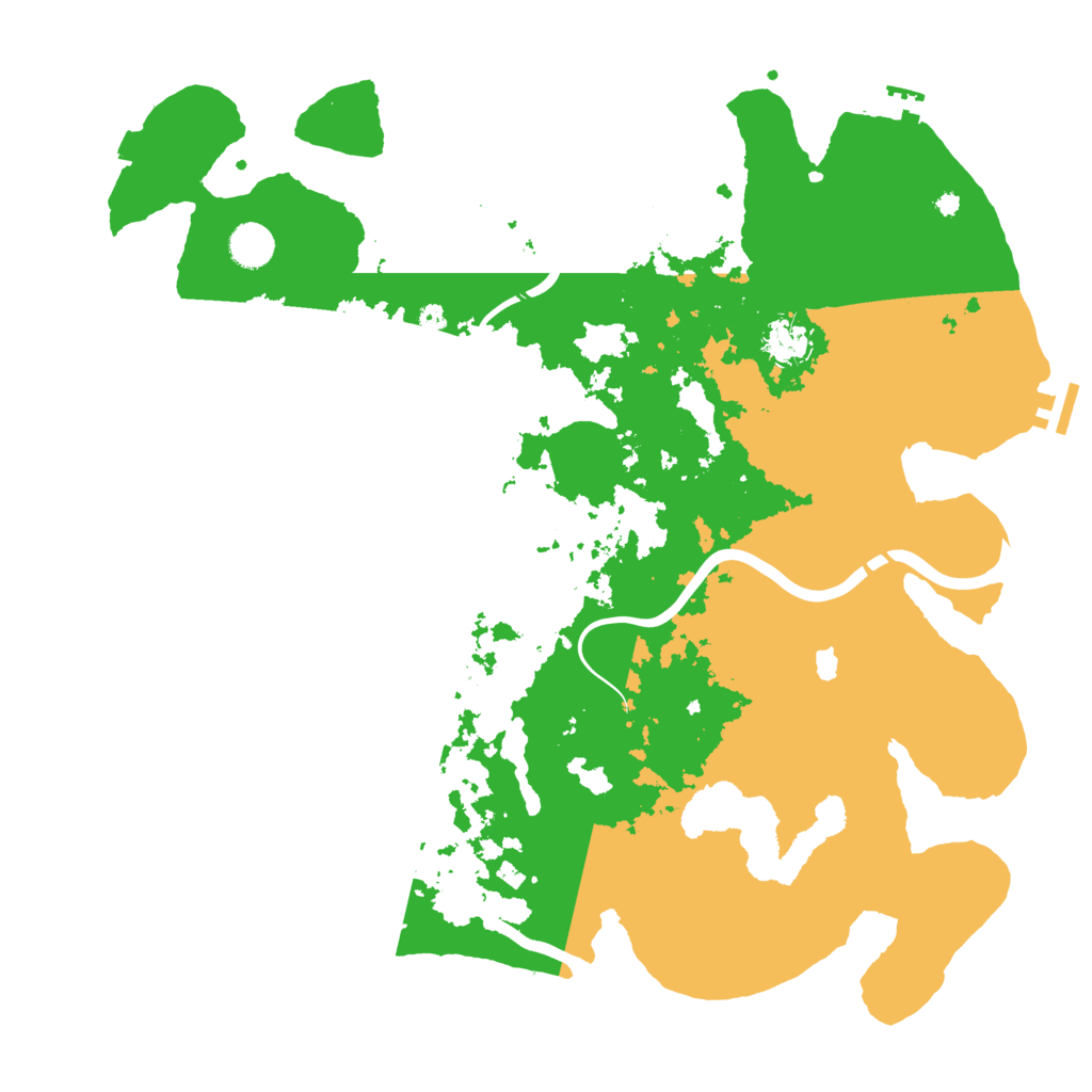 Biome Rust Map: Procedural Map, Size: 4250, Seed: 400073