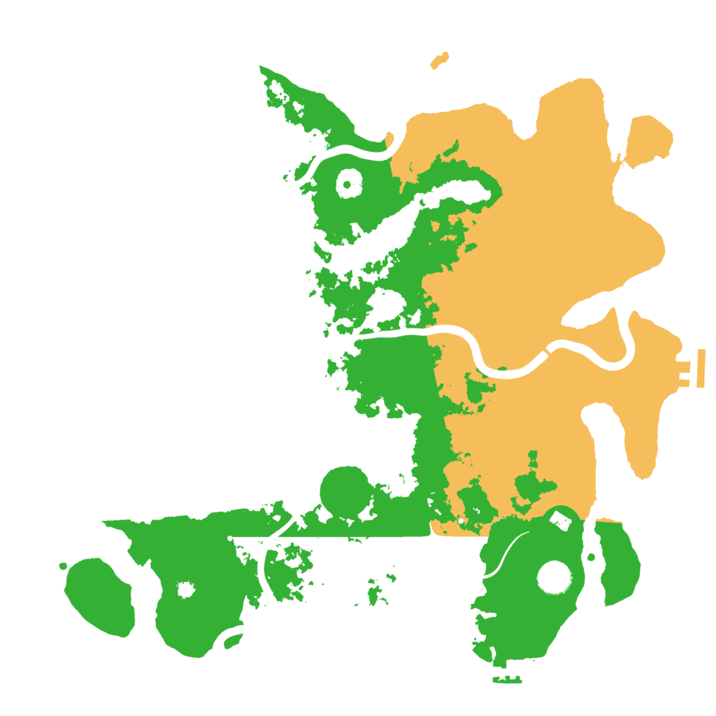 Biome Rust Map: Procedural Map, Size: 3750, Seed: 338713190