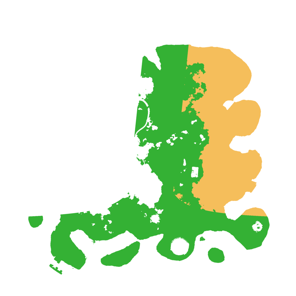Biome Rust Map: Procedural Map, Size: 3000, Seed: 1203536885