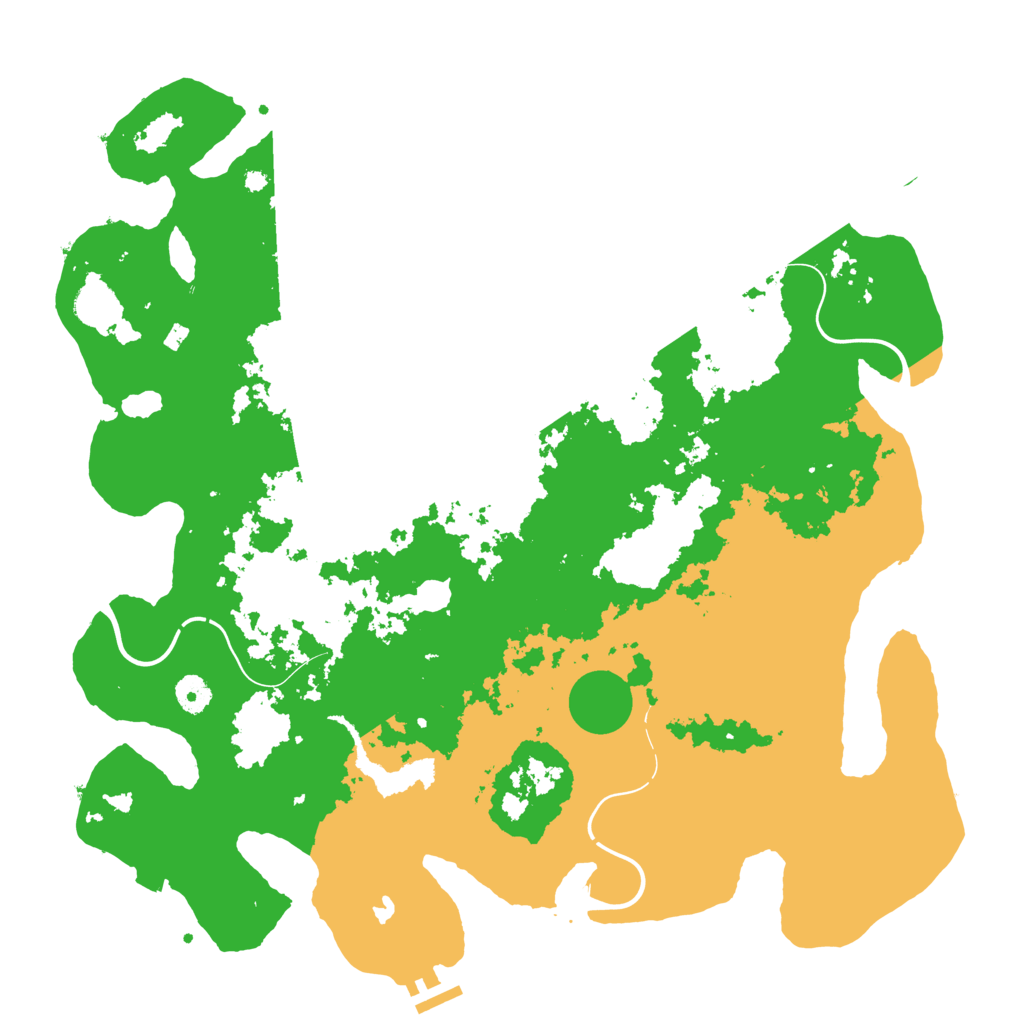 Biome Rust Map: Procedural Map, Size: 4250, Seed: 374537693