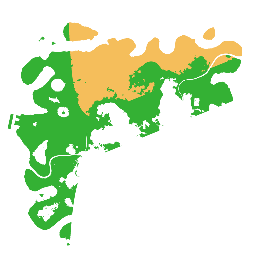 Biome Rust Map: Procedural Map, Size: 3500, Seed: 1701053285
