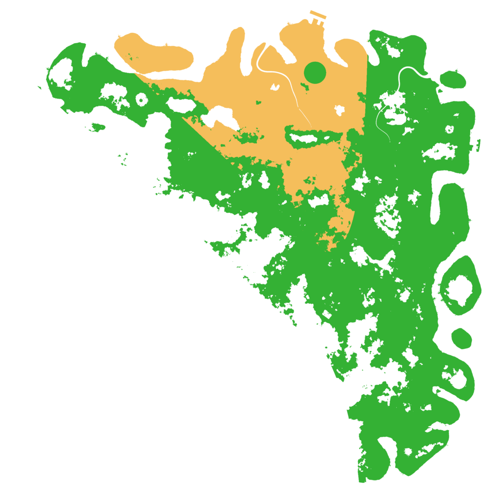 Biome Rust Map: Procedural Map, Size: 6000, Seed: 2113780564