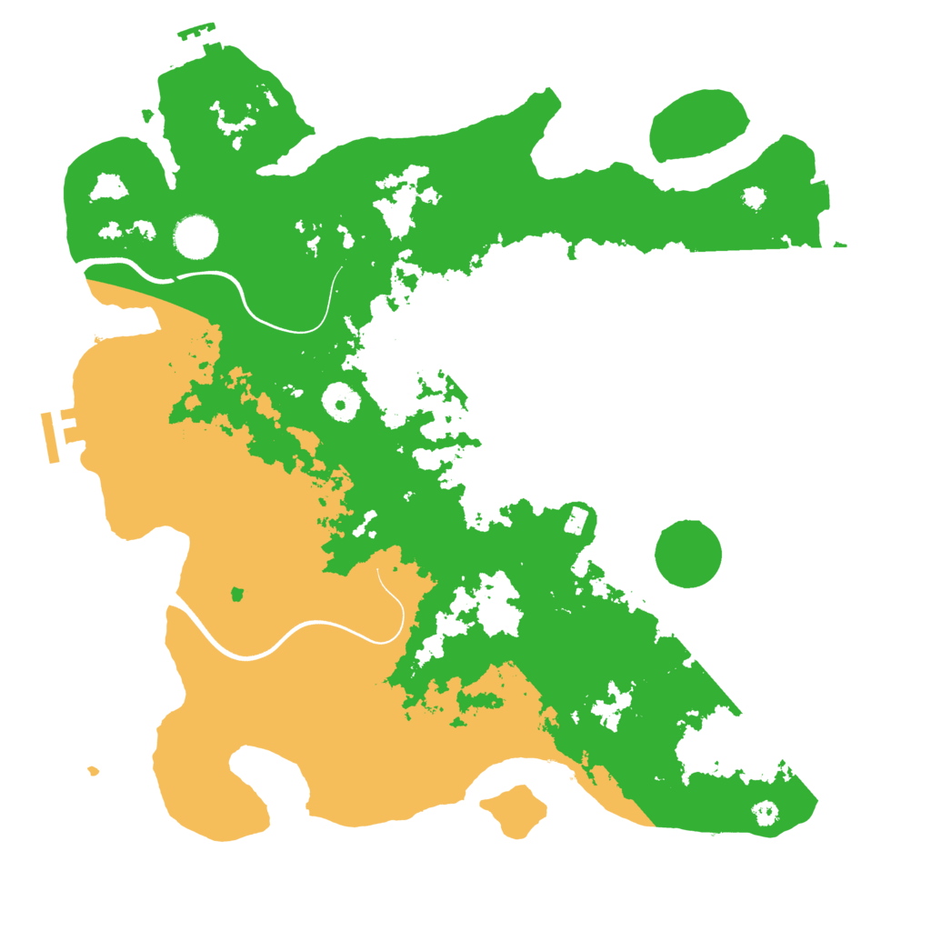 Biome Rust Map: Procedural Map, Size: 3700, Seed: 290834410