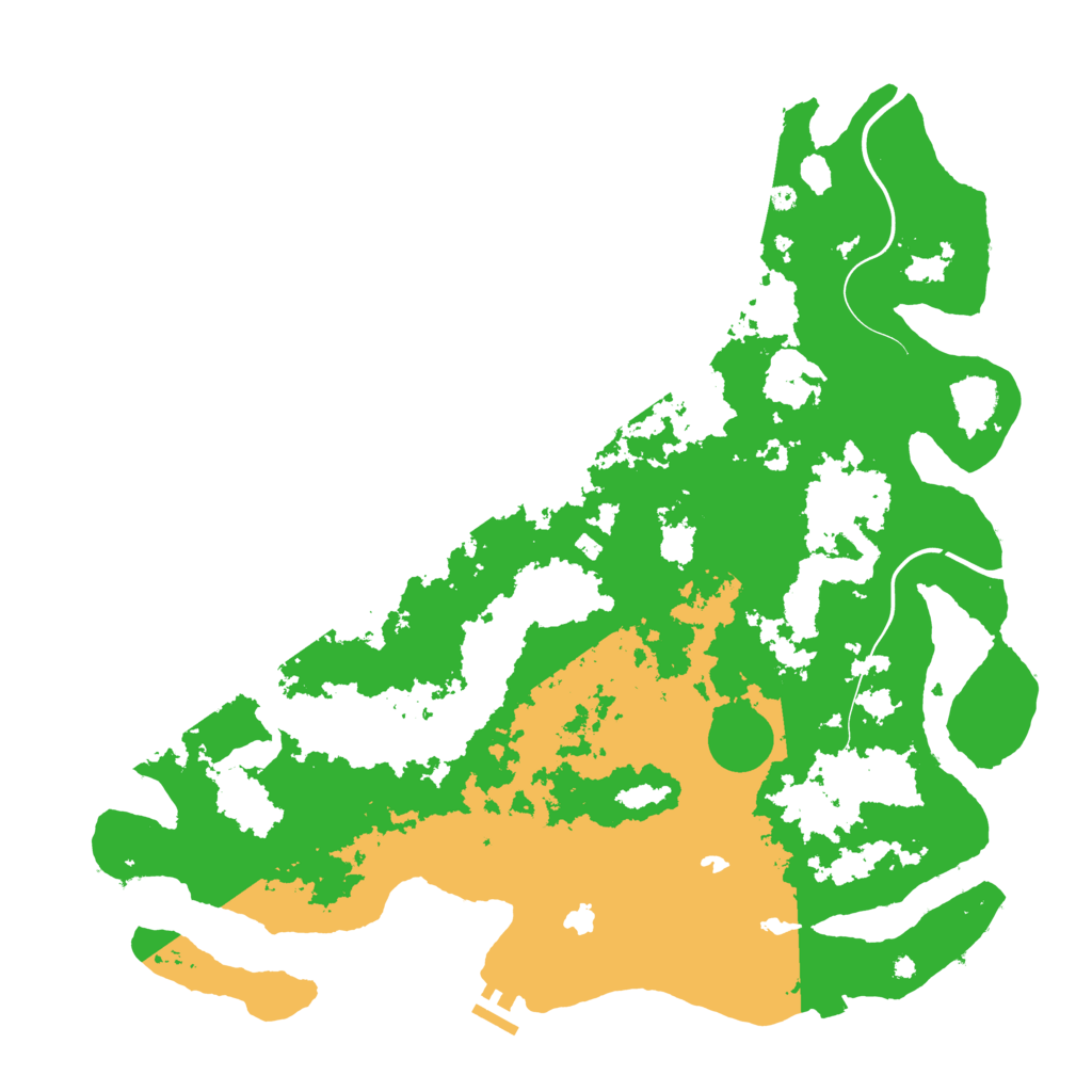 Biome Rust Map: Procedural Map, Size: 4500, Seed: 44121641