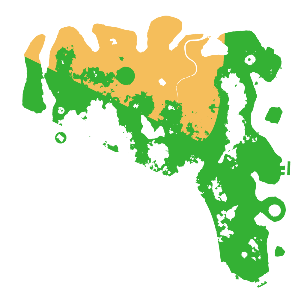 Biome Rust Map: Procedural Map, Size: 4500, Seed: 523699968
