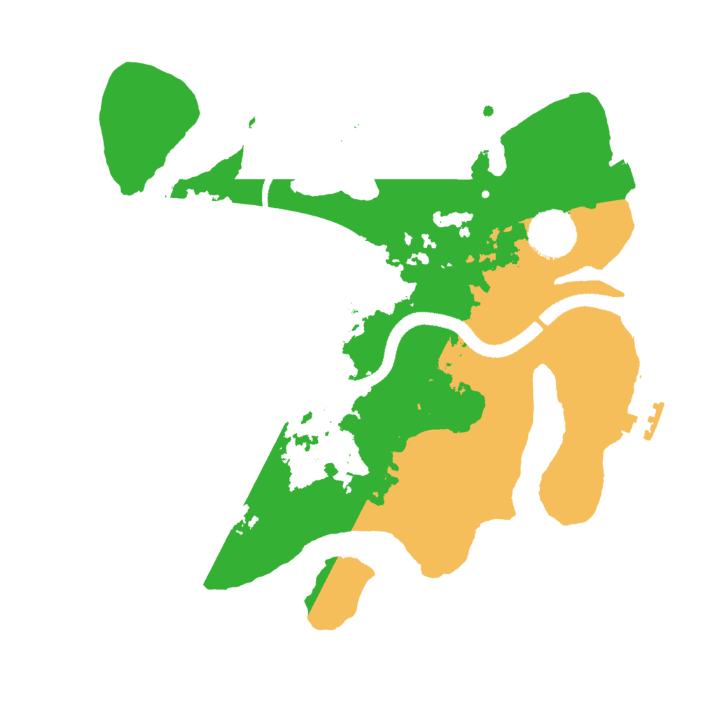Biome Rust Map: Procedural Map, Size: 2700, Seed: 1136546256