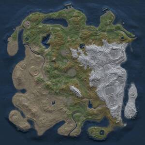 Thumbnail Rust Map: Procedural Map, Size: 4250, Seed: 763499806, 16 Monuments