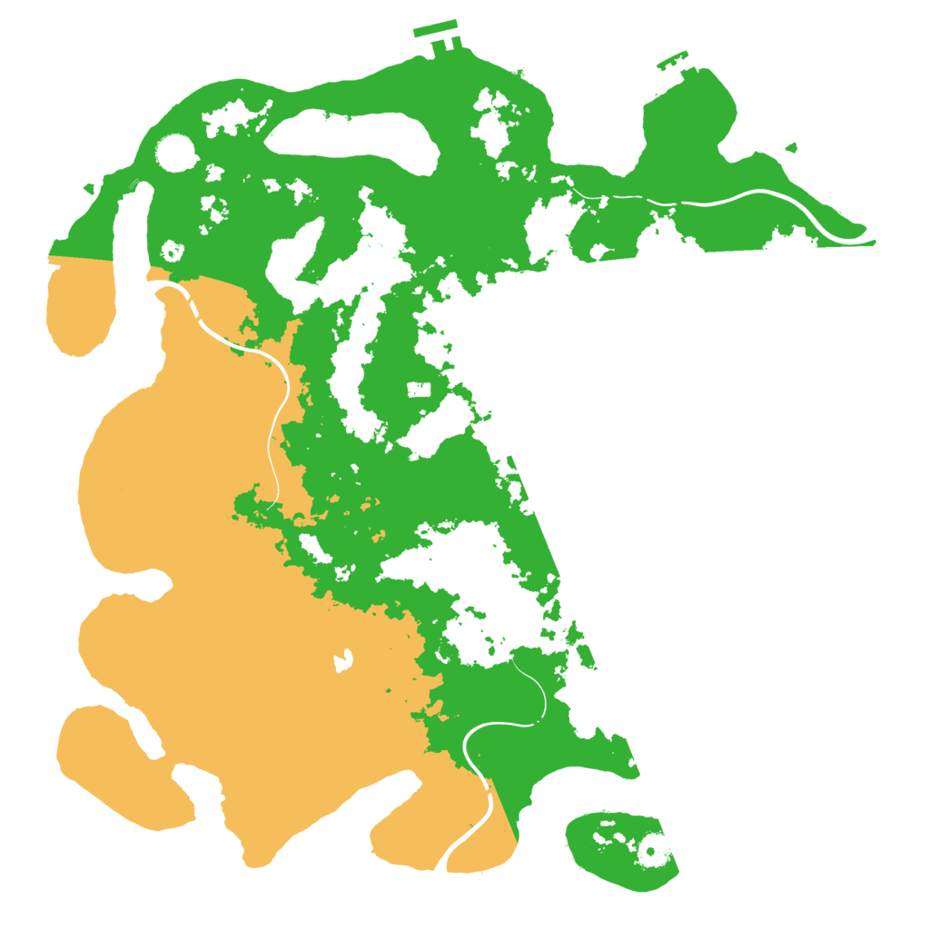 Biome Rust Map: Procedural Map, Size: 4250, Seed: 763499806