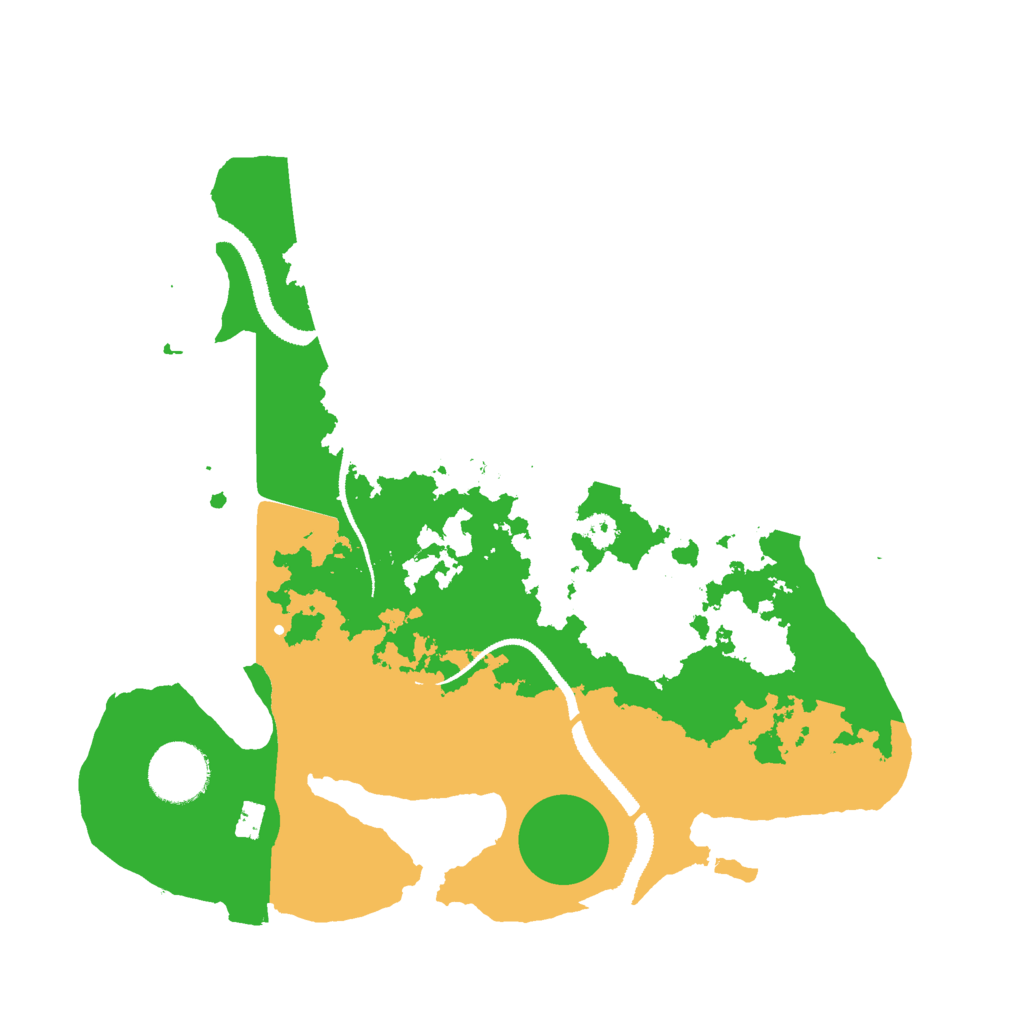 Biome Rust Map: Procedural Map, Size: 3000, Seed: 1758386847