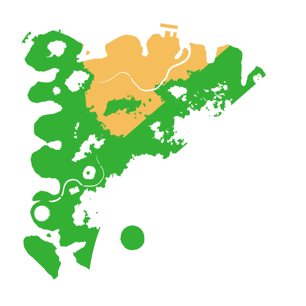 Biome Rust Map: Procedural Map, Size: 3500, Seed: 1076134456