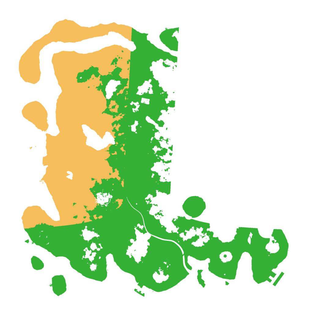 Biome Rust Map: Procedural Map, Size: 4000, Seed: 76548