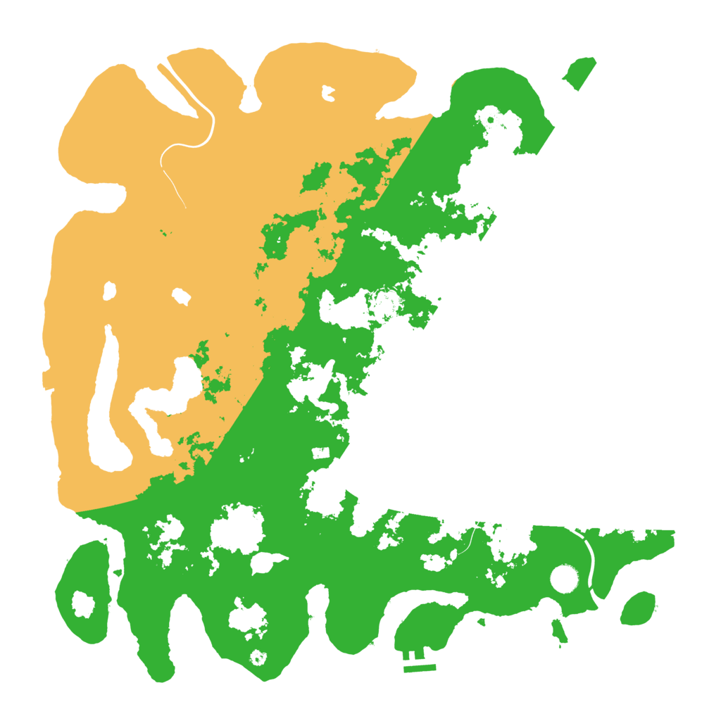 Biome Rust Map: Procedural Map, Size: 4500, Seed: 1574527372