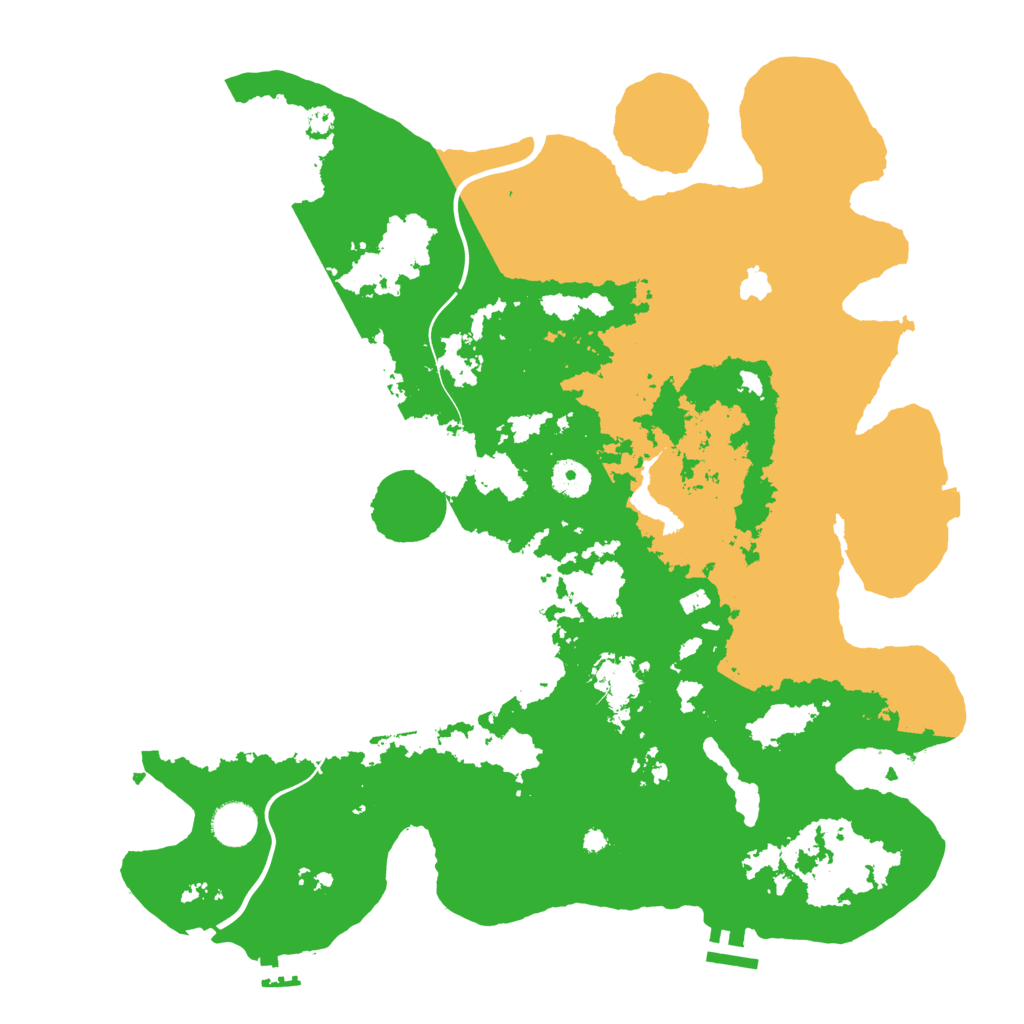 Biome Rust Map: Procedural Map, Size: 4000, Seed: 47711889