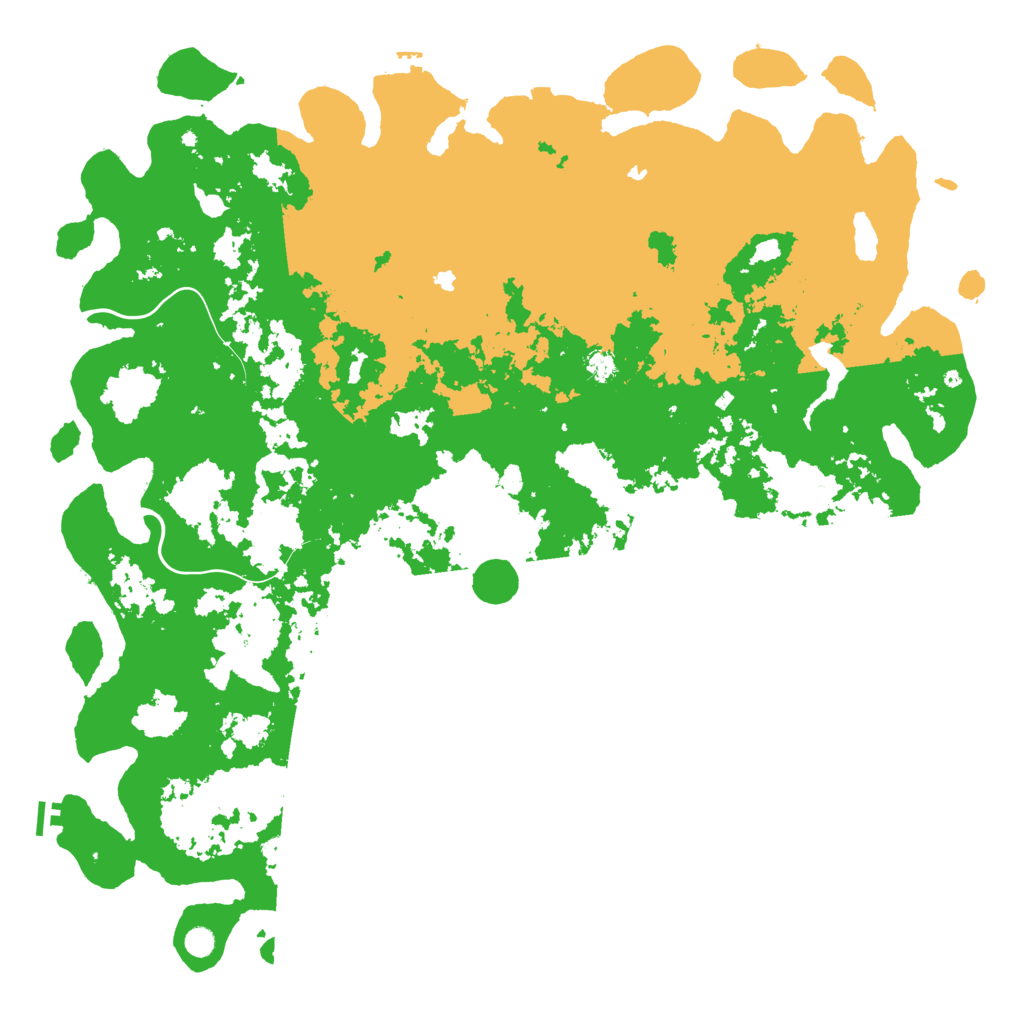 Biome Rust Map: Procedural Map, Size: 6000, Seed: 8230147