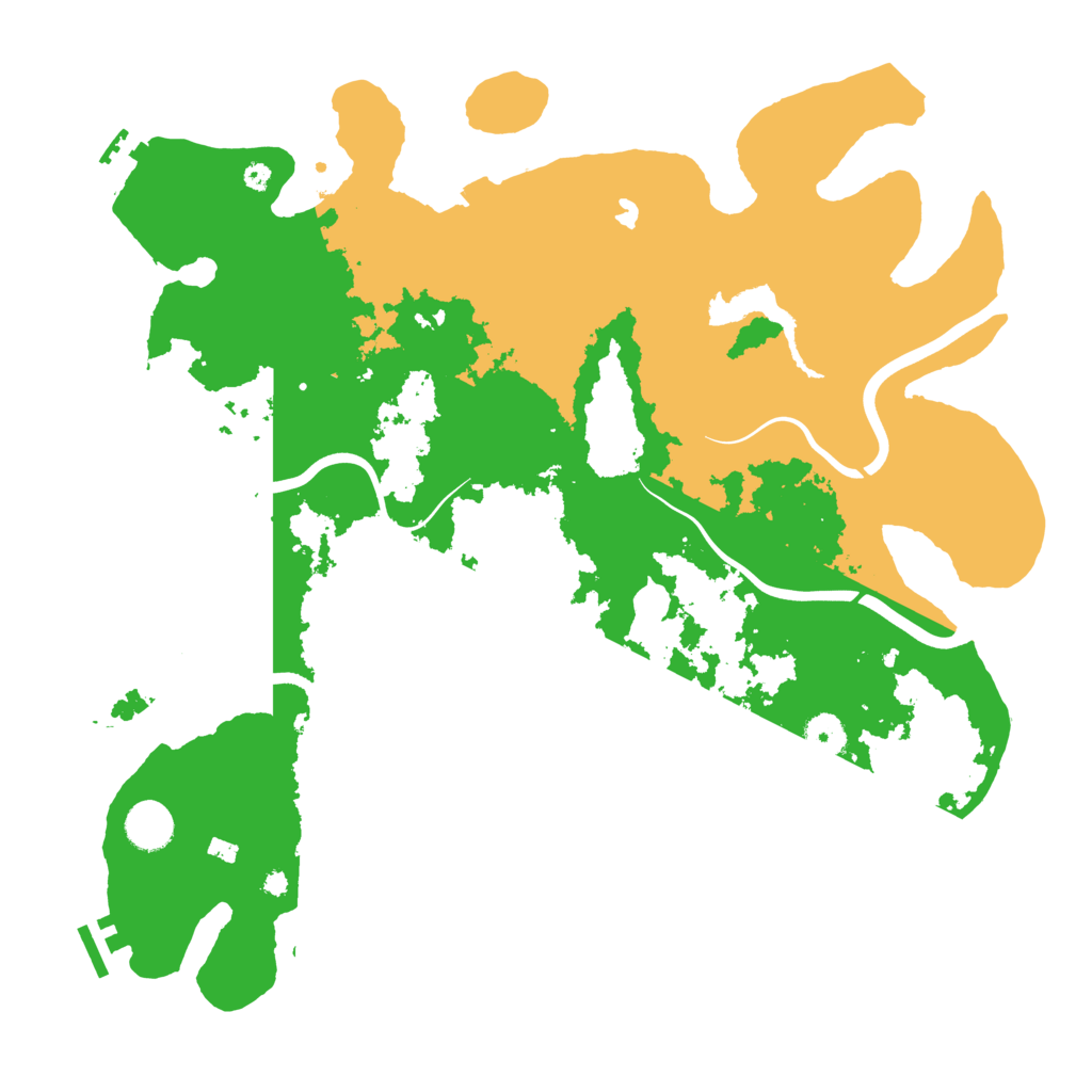 Biome Rust Map: Procedural Map, Size: 4050, Seed: 1639270727