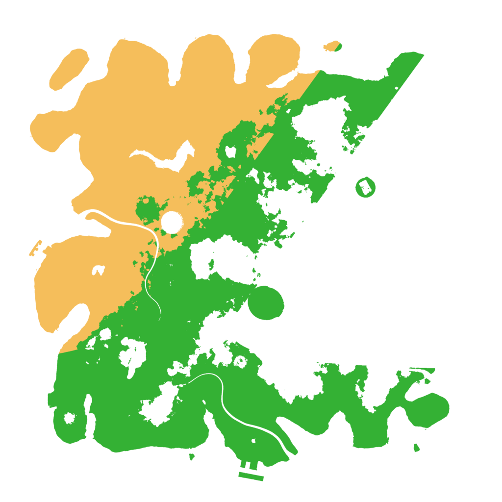 Biome Rust Map: Procedural Map, Size: 4050, Seed: 297796108