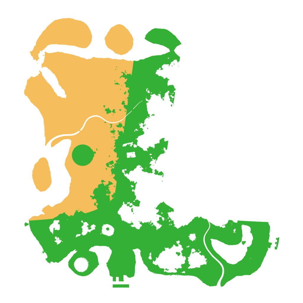Biome Rust Map: Procedural Map, Size: 3750, Seed: 559908310
