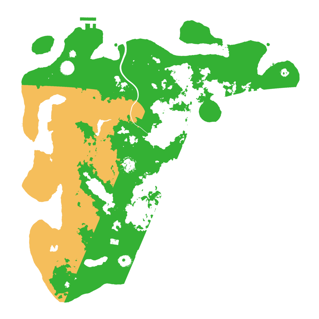 Biome Rust Map: Procedural Map, Size: 4000, Seed: 767080667