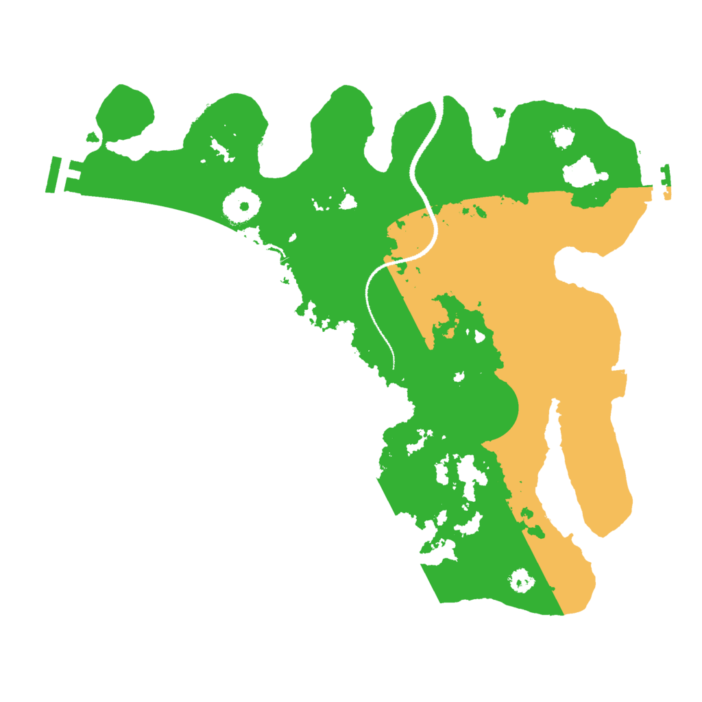 Biome Rust Map: Procedural Map, Size: 3000, Seed: 137921303
