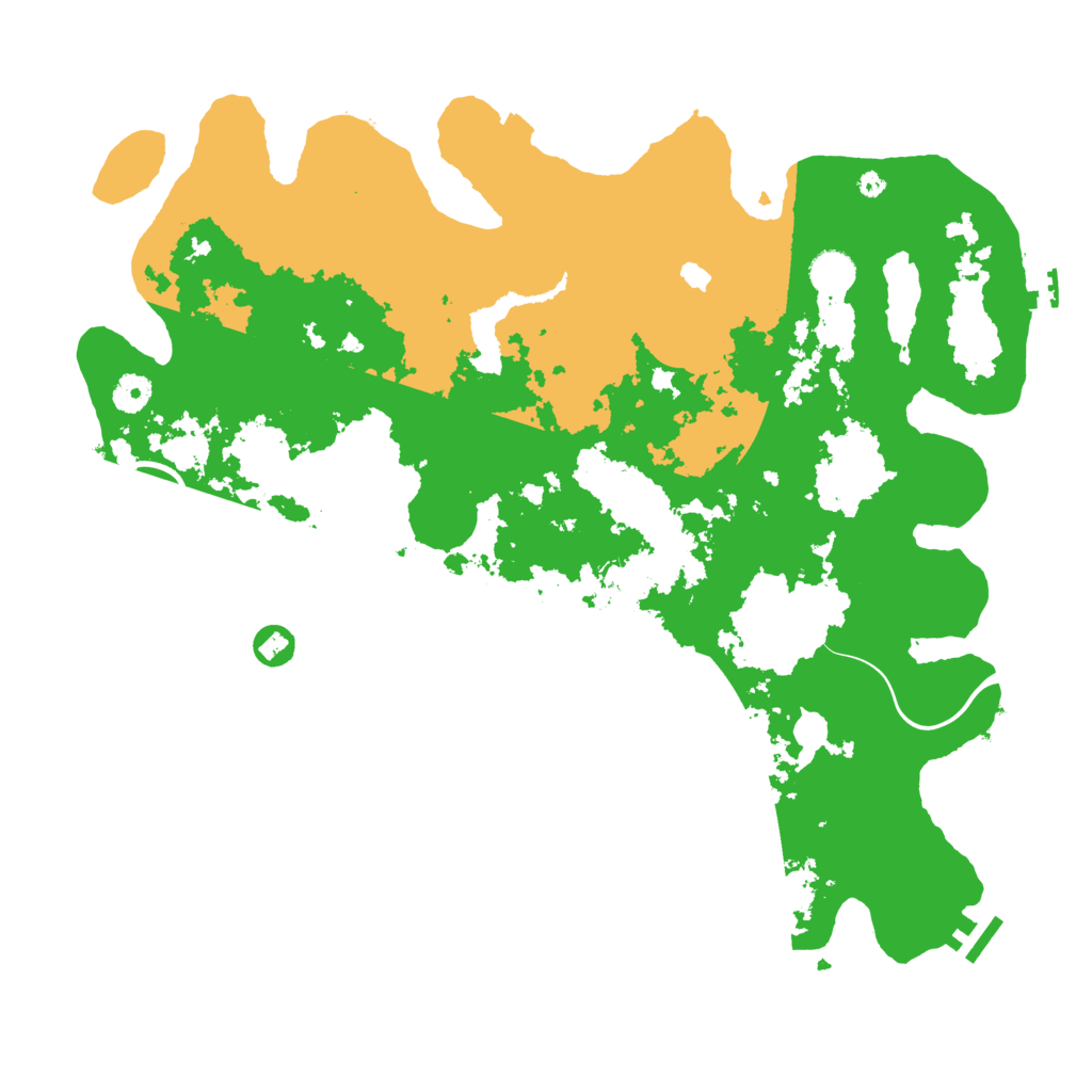 Biome Rust Map: Procedural Map, Size: 4250, Seed: 770856356